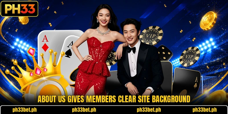 About us gives members clear site background
