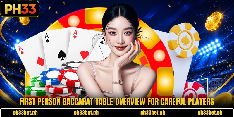 First Person Baccarat table overview for careful players First Person Baccarat table overview for careful players