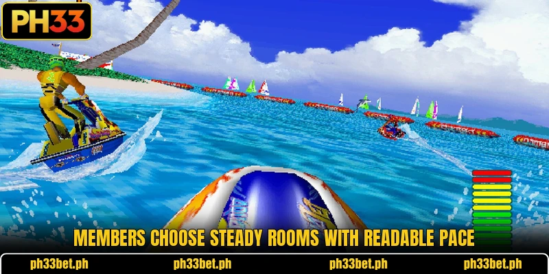 Members choose steady rooms with readable pace Members choose steady rooms with readable pace