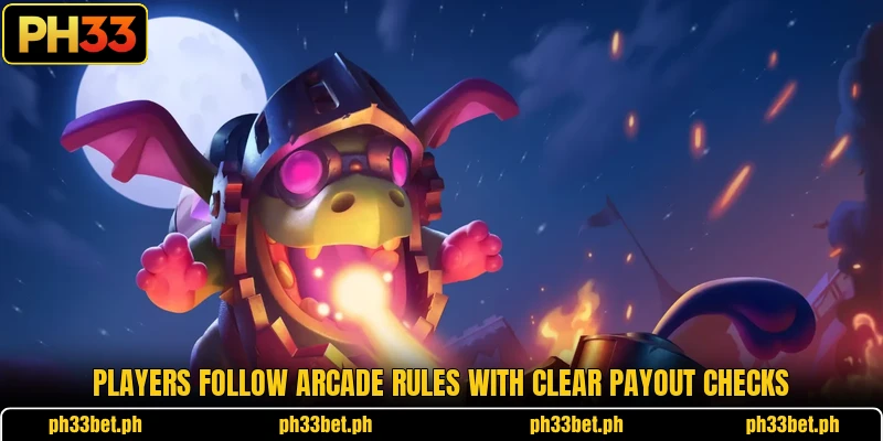 Players follow arcade rules with clear payout checks Players follow arcade rules with clear payout checks