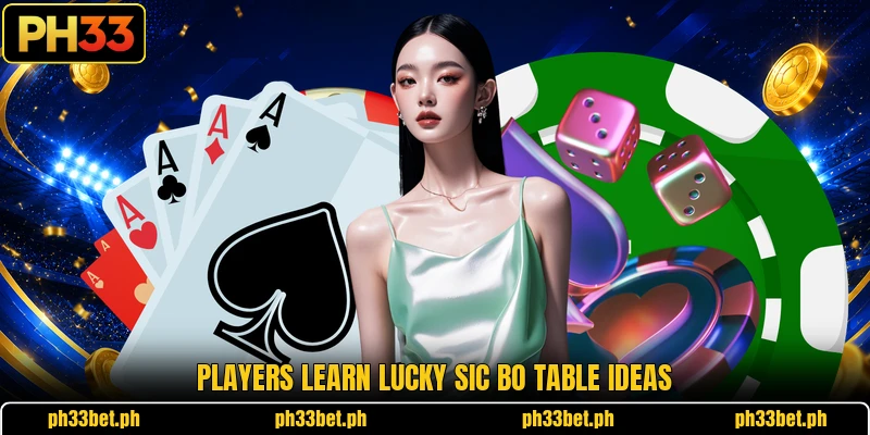 Players learn Lucky Sic Bo table ideas Players learn Lucky Sic Bo table ideas