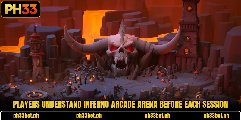 Players understand Inferno Arcade Arena before each session Players understand Inferno Arcade Arena before each session