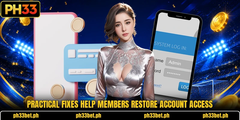Practical fixes help members restore account access Practical fixes help members restore account access