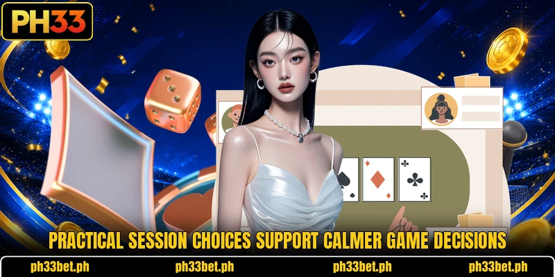 Practical session choices support calmer game decisions Practical session choices support calmer game decisions